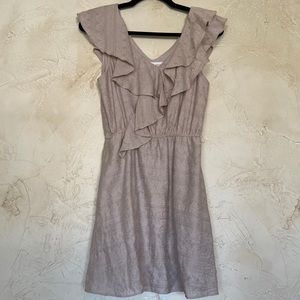 BCBGeneration Front Ruffle Dress